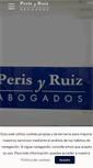 Mobile Screenshot of perisabogados.com